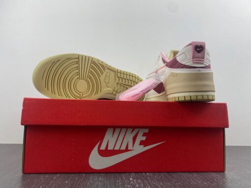 nike dunk low disrupt 2 valentines day team redcashmere fd4617 667 ltz9b