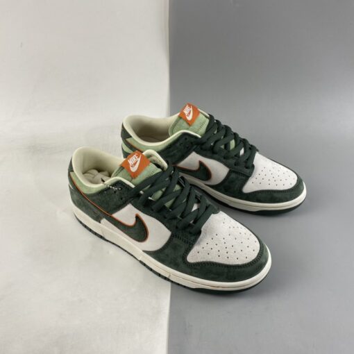 nike dunk low grey suedegreen for sale abc1g