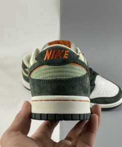 nike dunk low grey suedegreen for sale bptr6