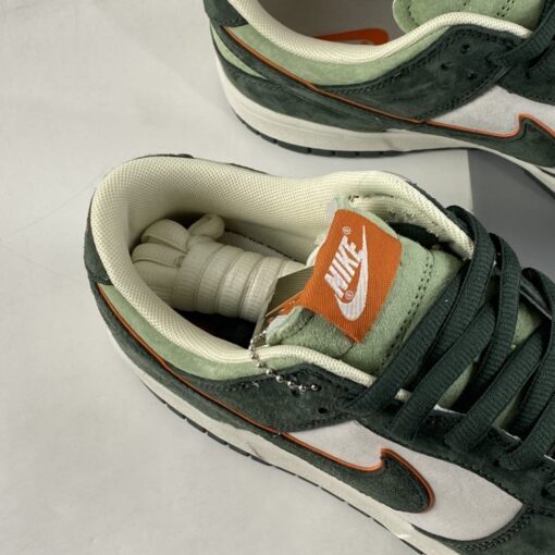 nike dunk low grey suedegreen for sale