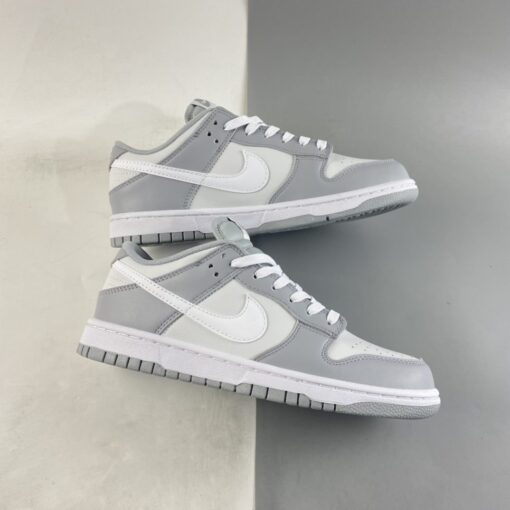 nike dunk low light grey white dj6188 001 for sale