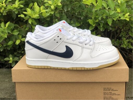 nike dunk low orange label white navy for sale bg55a