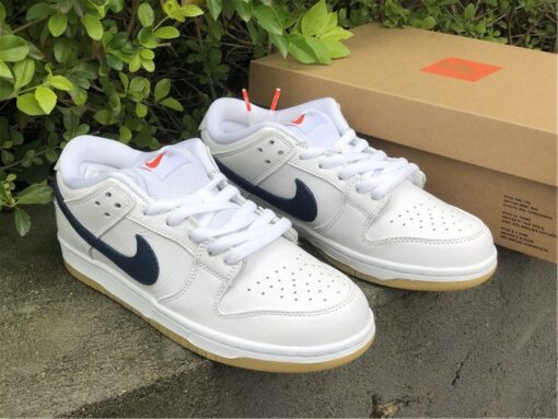 nike dunk low orange label white navy for sale hutzp