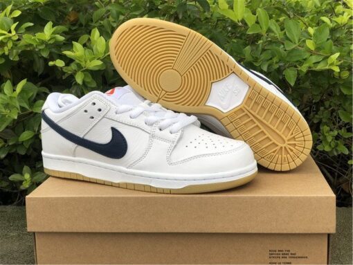 nike dunk low orange label white navy for sale oow8i