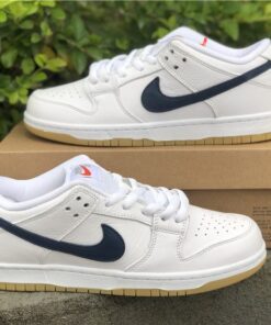 nike dunk low orange label white navy for sale pqyra