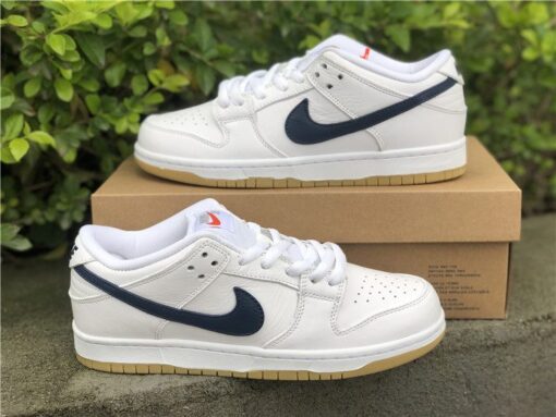 nike dunk low orange label white navy for sale pqyra