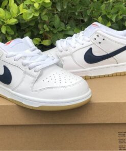 nike dunk low orange label white navy for sale tohsr