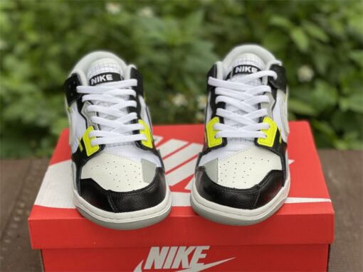 nike dunk low scrap blackwhite wolf grey lemon twist for sale e2skp