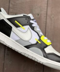 nike dunk low scrap blackwhite wolf grey lemon twist for sale qz4vs