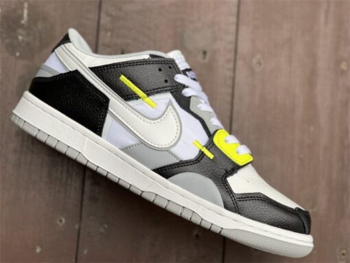 nike dunk low scrap blackwhite wolf grey lemon twist for sale qz4vs