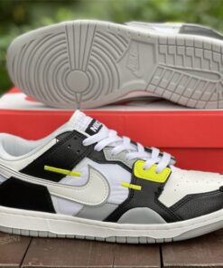 nike dunk low scrap blackwhite wolf grey lemon twist for sale upfqn