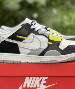 nike dunk low scrap blackwhite wolf grey lemon twist for sale v9vfo