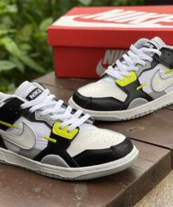 nike dunk low scrap blackwhite wolf grey lemon twist for sale xly4v