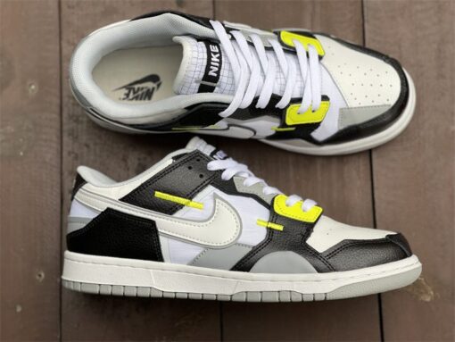 nike dunk low scrap blackwhite wolf grey lemon twist for sale yfm8w