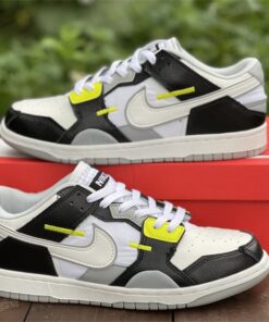 nike dunk low scrap blackwhite wolf grey lemon twist for sale zmxvz