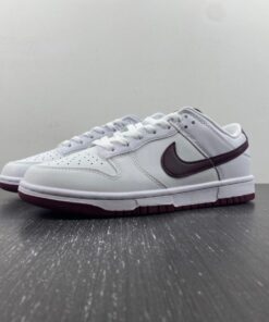 nike dunk low whitenight maroon dv0831 102 for sale n8tj1