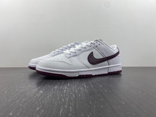 nike dunk low whitenight maroon dv0831 102 for sale n8tj1