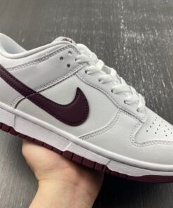 nike dunk low whitenight maroon dv0831 102 for sale oom22