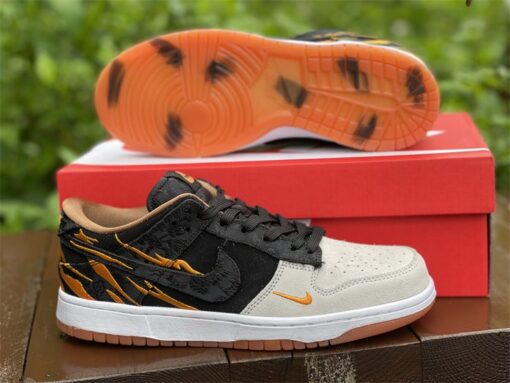 nike dunk low year of the tiger greyblack orange for sale j8g61