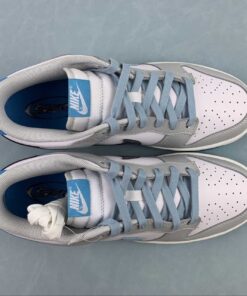 nike mens dunk low E2809C520E2809D whitegrey blue for sale j1mvv