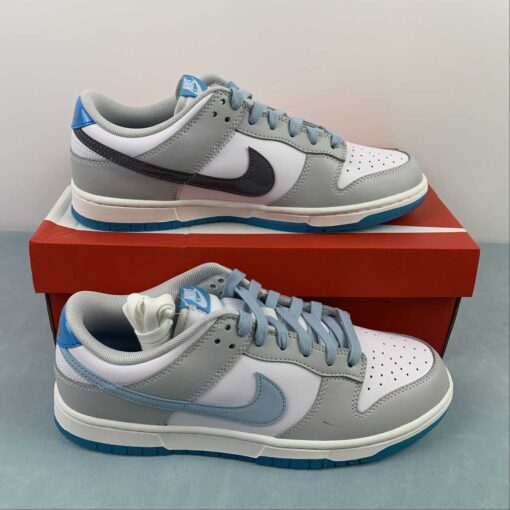 nike mens dunk low E2809C520E2809D whitegrey blue for sale oe4nc