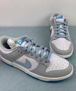 nike mens dunk low E2809C520E2809D whitegrey blue for sale sevgg