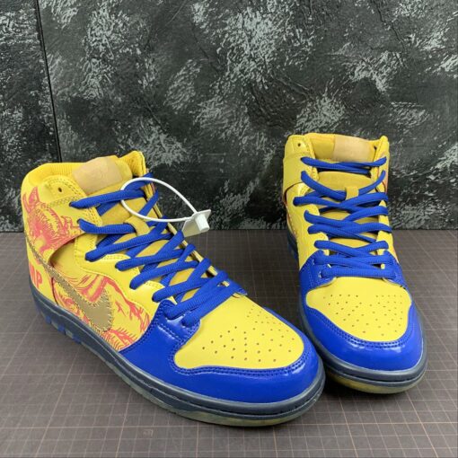 nike sb dunk high E2809CdoernbecherE2809D vivid sulfurgame royal for sale uqi7c