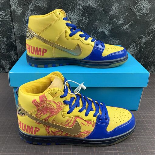 nike sb dunk high E2809CdoernbecherE2809D vivid sulfurgame royal for sale v8ybw