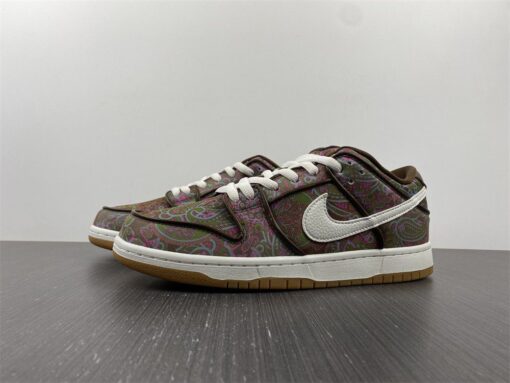 nike sb dunk low E28098paisleyE28099 brownburgundy green pink for sale itsom