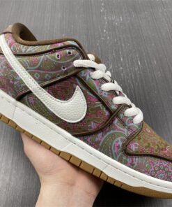 nike sb dunk low E28098paisleyE28099 brownburgundy green pink for sale jyvyu