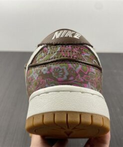 nike sb dunk low E28098paisleyE28099 brownburgundy green pink for sale udqw9