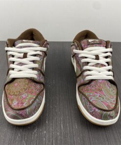 nike sb dunk low E28098paisleyE28099 brownburgundy green pink for sale vmphf