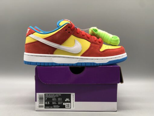 nike sb dunk low E2809Cbart simpsonE2809D habanero redwhite blue hero for sale quv4w