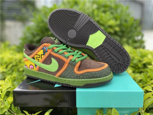 nike sb dunk low E2809Cde la soulE2809D safarialtitude green baroque brown hwg1u