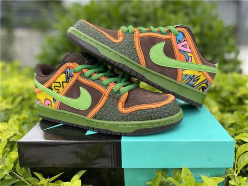 nike sb dunk low E2809Cde la soulE2809D safarialtitude green baroque brown wqsi1