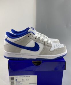 nike sb dunk low matte silvervarsity royal white for sale cvcwp