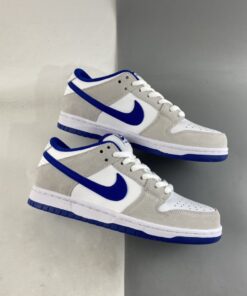 nike sb dunk low matte silvervarsity royal white for sale osh8r