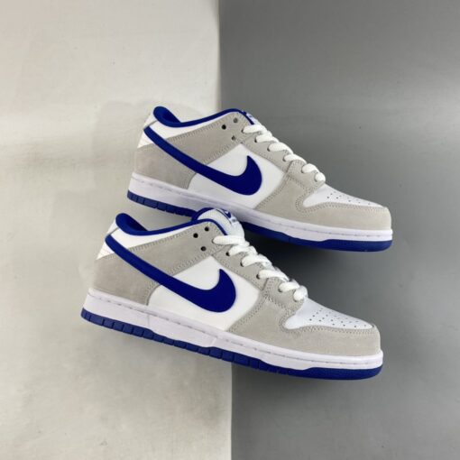 nike sb dunk low matte silvervarsity royal white for sale osh8r