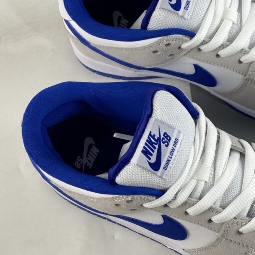 nike sb dunk low matte silvervarsity royal white for sale yqzbn