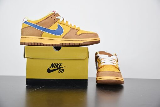 nike sb dunk low premium newcastle brown ale goldatlantic blue h9brn