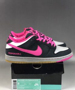 nike sb dunk low premium qs disposable blackpink foil white mpjh1