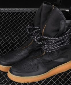 nike sf air force 1 high boot black gum for sale mvqoa