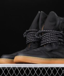 nike sf air force 1 high boot black gum for sale wfuh3