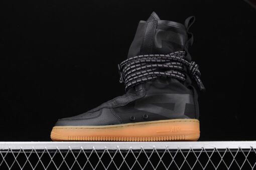 nike sf air force 1 high boot black gum for sale znb3a