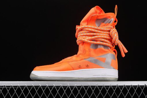 nike sf air force 1 high boot total orange for sale v5vqc