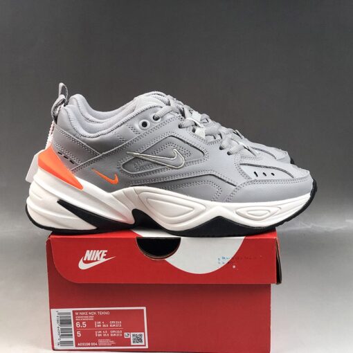 nike wmns m2k tekno greyphantom total orange for sale at75v