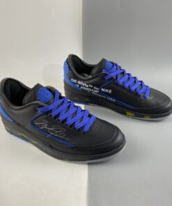 off white x air jordan 2 low blackvarsity royal for sale 5hqof