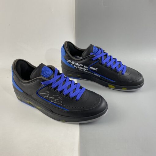 off white x air jordan 2 low blackvarsity royal for sale 5hqof