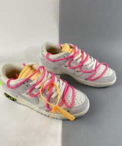 off white x nike dunk low E2809C17 of 50E2809D sailneutral greyhyper pink for sale lqipu