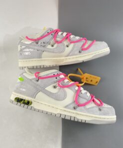 off white x nike dunk low E2809C17 of 50E2809D sailneutral greyhyper pink for sale yzs99